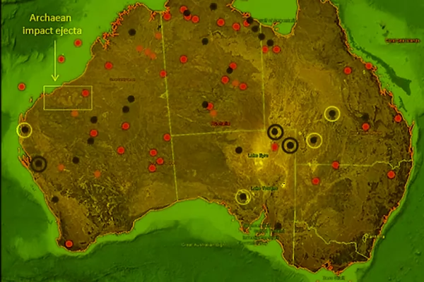 В Австралии нашли следы самого большого ударного кратера на Земле